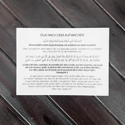 DUA STICKER (nach dem Aufwachen)